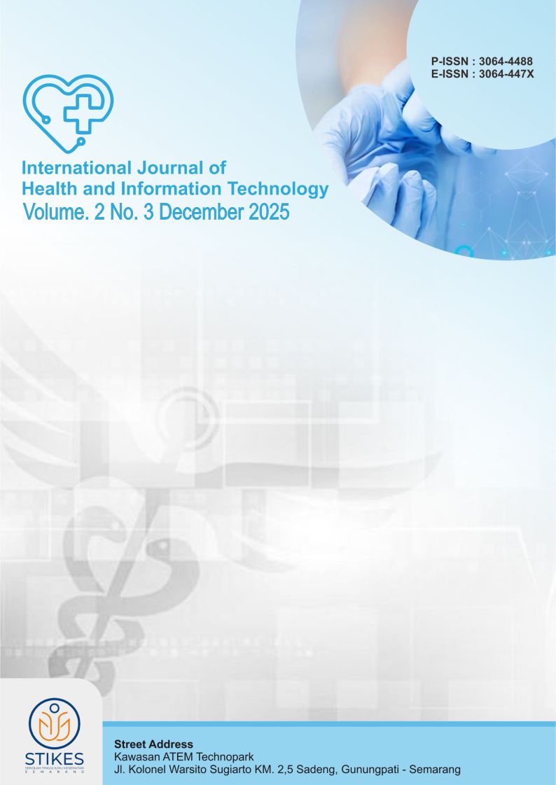 					View Vol. 2 No. 3 (2025): December : International Journal of Health and Information Technology
				