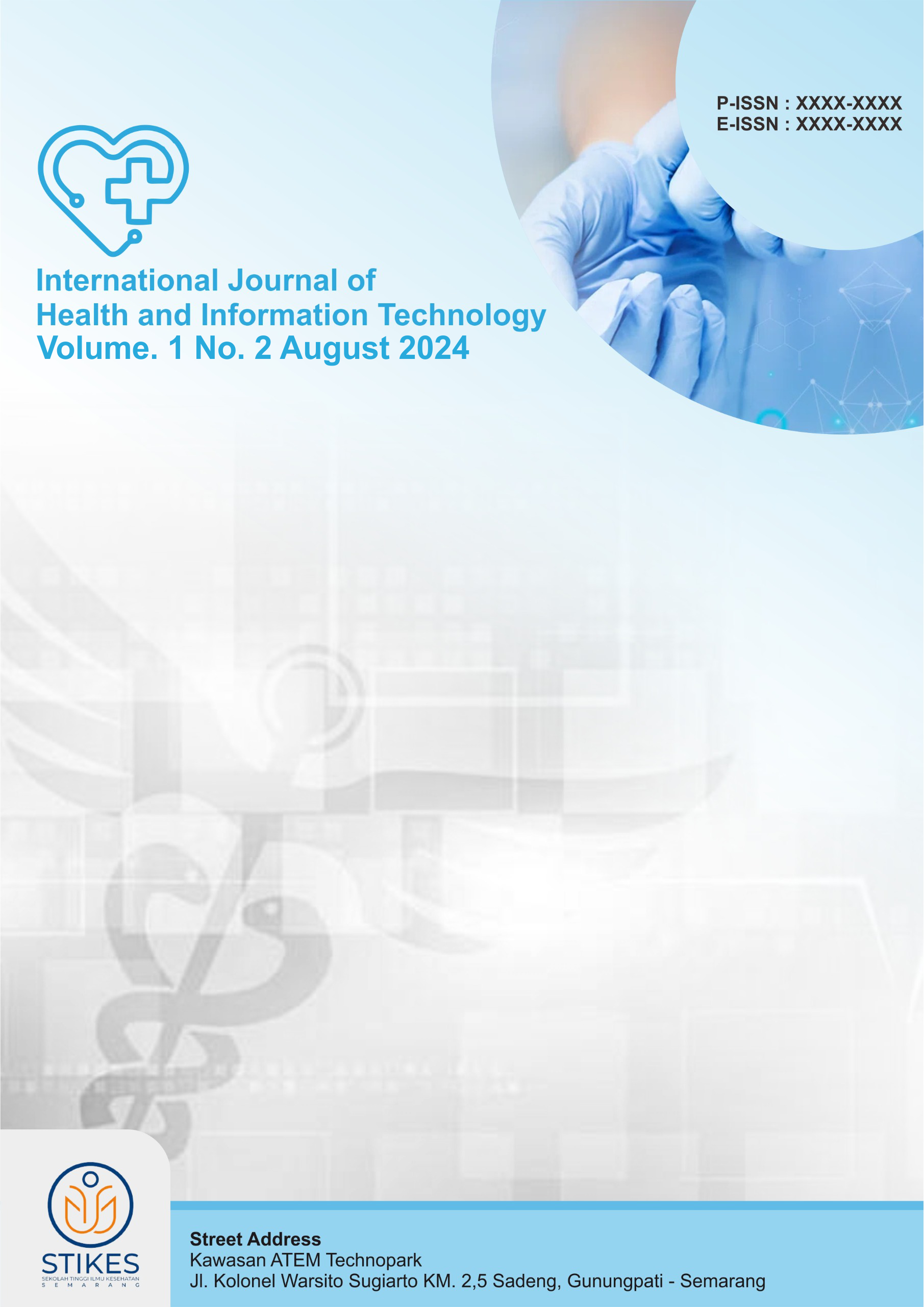 					View Vol. 1 No. 2 (2024):  August : International Journal of Health and Information Technology
				